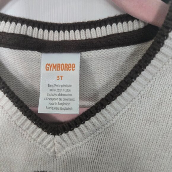 Gymboree 3t Thanksgiving Turkey Button Up and Vest - Picture 3 of 7